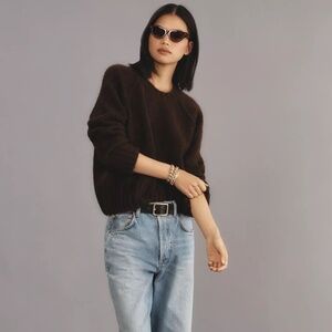 Anthropologie  The Cline Chunky Crew-Neck Sweater Medium